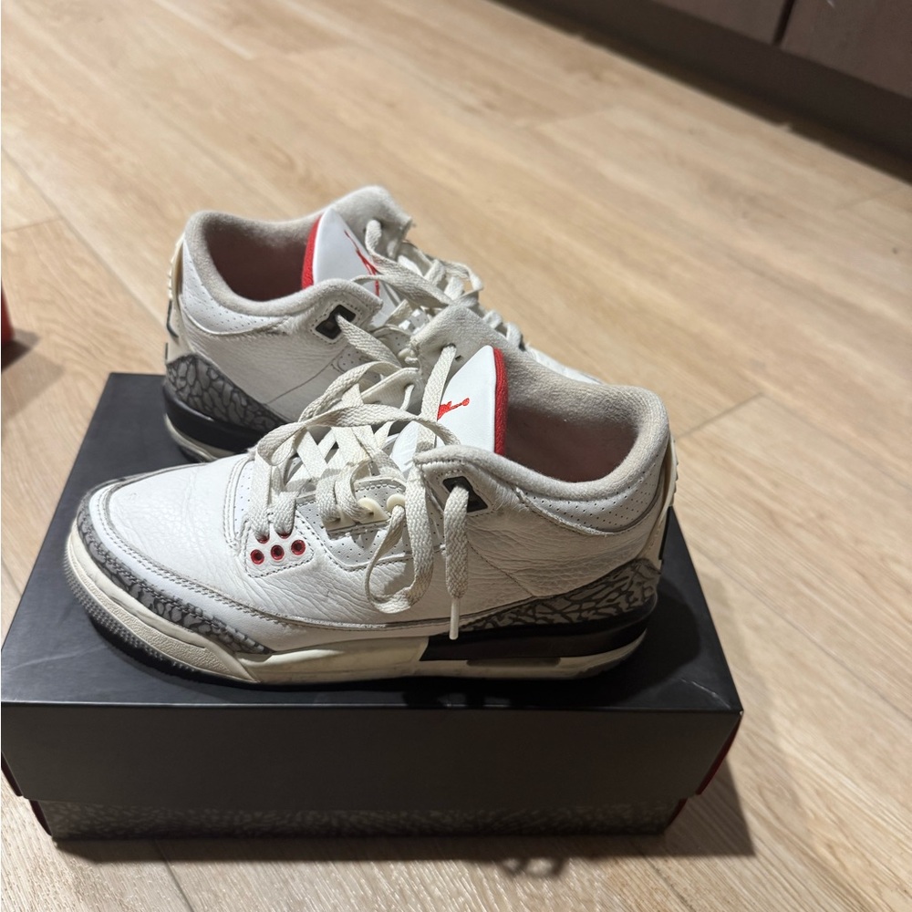 Jordan Kids Sneakers White and Gray